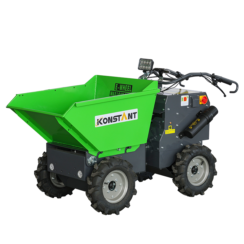 Hydrostatický systém a spoj s volantem plně elektrické poháněné kolo Barrow Mini Dumper