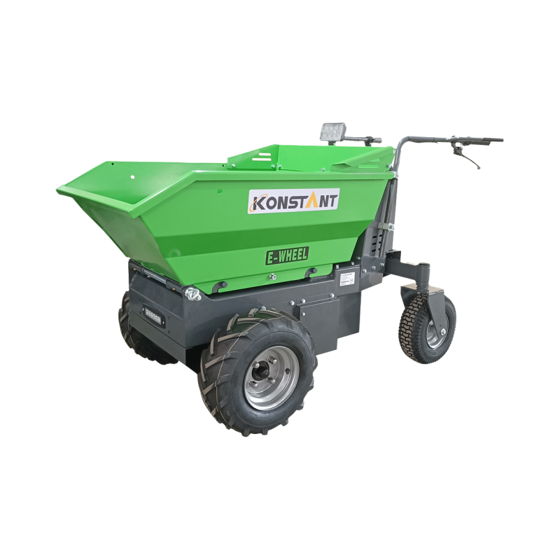 500 kg 48 V Elektrifikovaná kolečka 360 ° Rotující hydraulický tipping Mini Dumper